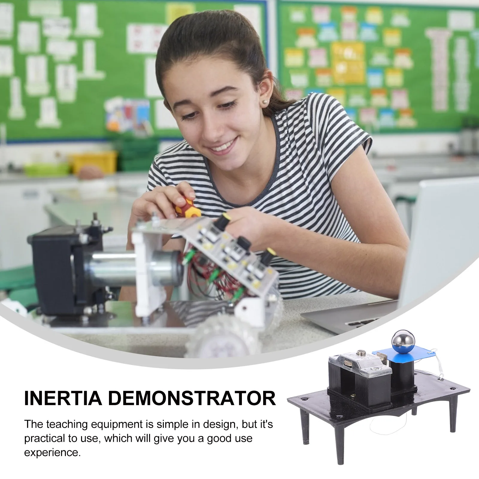 

Inertia Demonstrator Physics Teaching Equipment Steel Plastic Mechanics Experiment School Supplies Educational Tools Science Toy