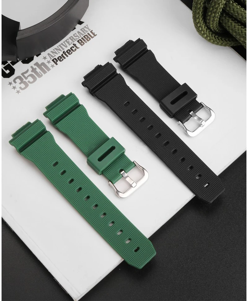 High Quality For Casio G-SHOCK Silicone Bracelet GM2100/5600/6900 GA2100 DW5600 Watchband Waterproof Rubber Watch Strap Men 16MM