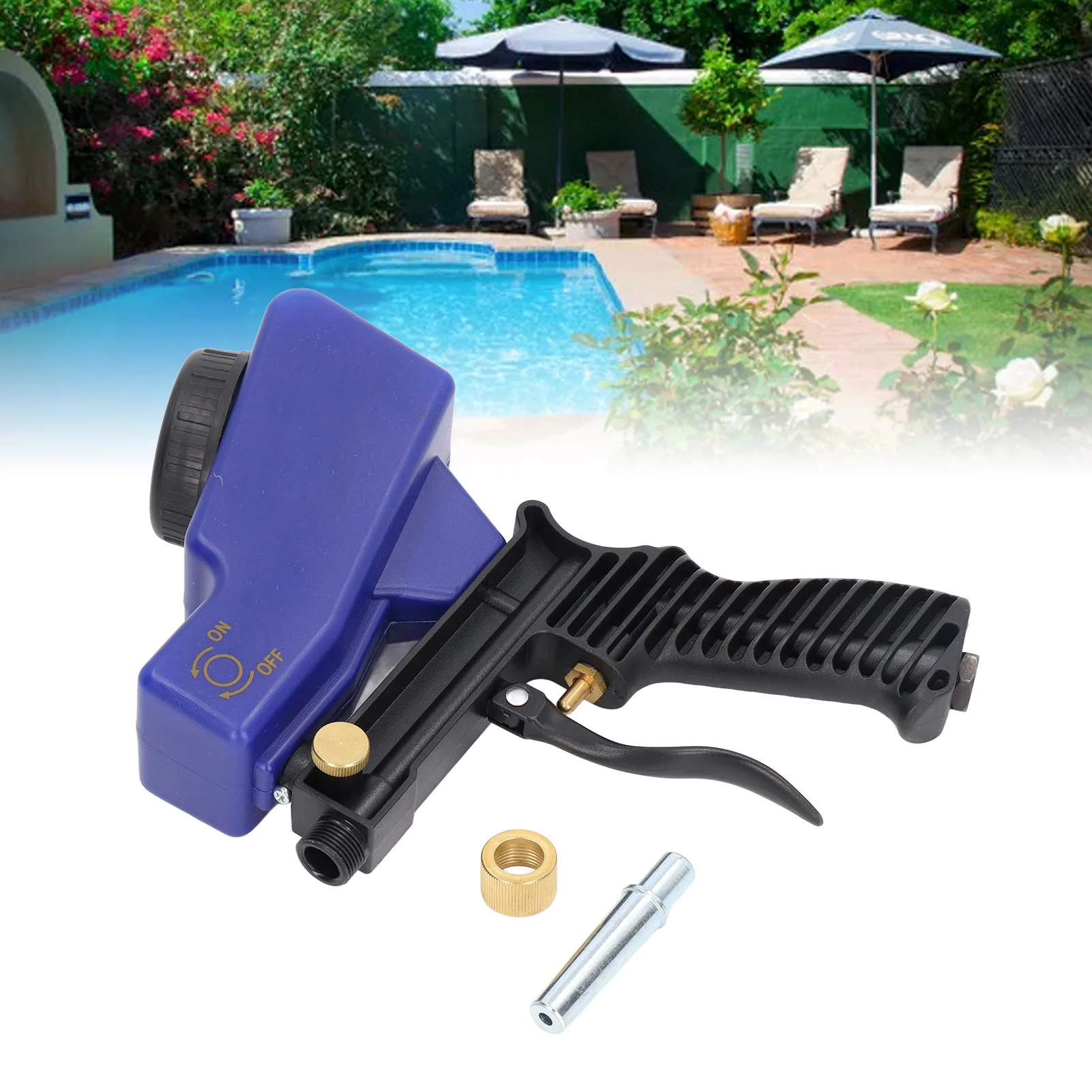 샌드블라스터 샌드 블라스팅 스프레이 건 도구 세트 키트 (분사 청소용 샌드 블라스팅 건, 샌드블라스팅 도구)