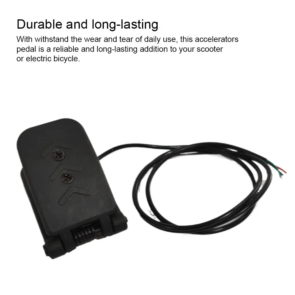 متغير السرعة دواسة دواسة كهربائية مفتاح سفلي للدراجة ثلاثية العجلات الكهربائية الكارتينج خنق دواسة الغاز ملحقات التحكم في السرعة