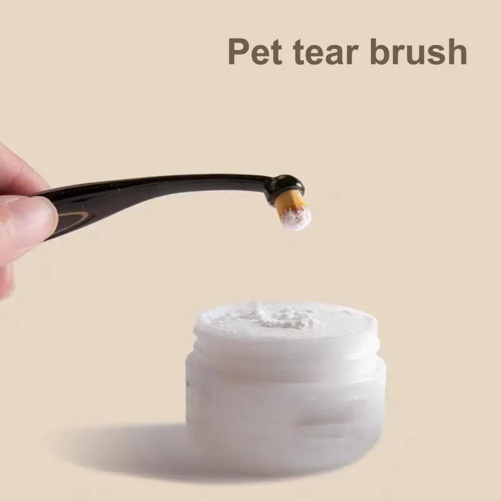 

Pet Tear Stain Brush Easy to Use Pet Grooming Tool Gentle Pet Tear Stain Remover Brush for Cats Dogs for Small for Supplies