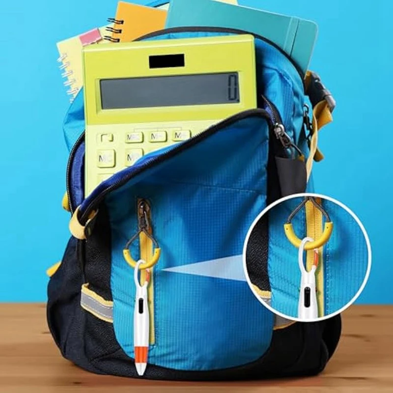 100 Pcs Pens,4 In 1 Multicolored Ink Ballpoint Pens With Keychain Nurse Pens For Office School Supplies