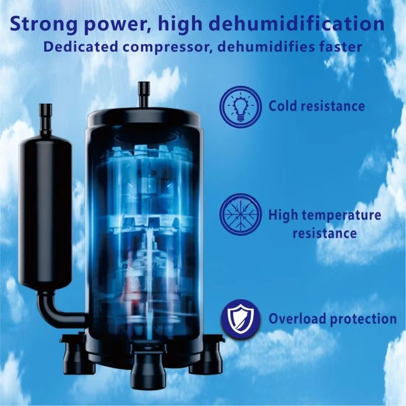 OEM Small Portable Explosion-proof Greenhouse Grow Room Air Dehumidifier Intellint Control Home Industrial Use Air Drying Indoor