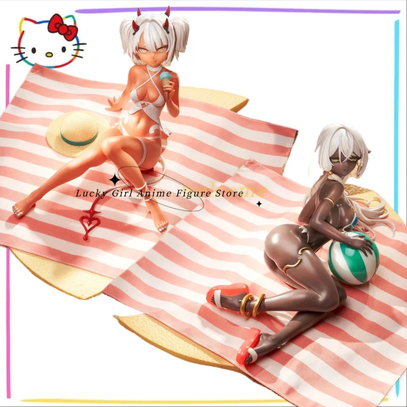 

In Stock Original SSR FIGURE Caffeine-chan: Summer Ver. Dark Elf Summer Ver Dancer 1/7 Figure Model Toy Doll Gift Cute Sexy Girl