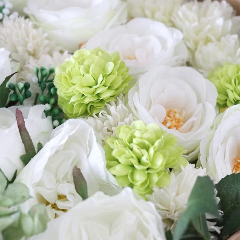 

Artificial Flowers Combo Box Set for DIY Bridal Wedding Bouquets Boutonniers Centerpieces Garlands Floral Arrangement 15UB