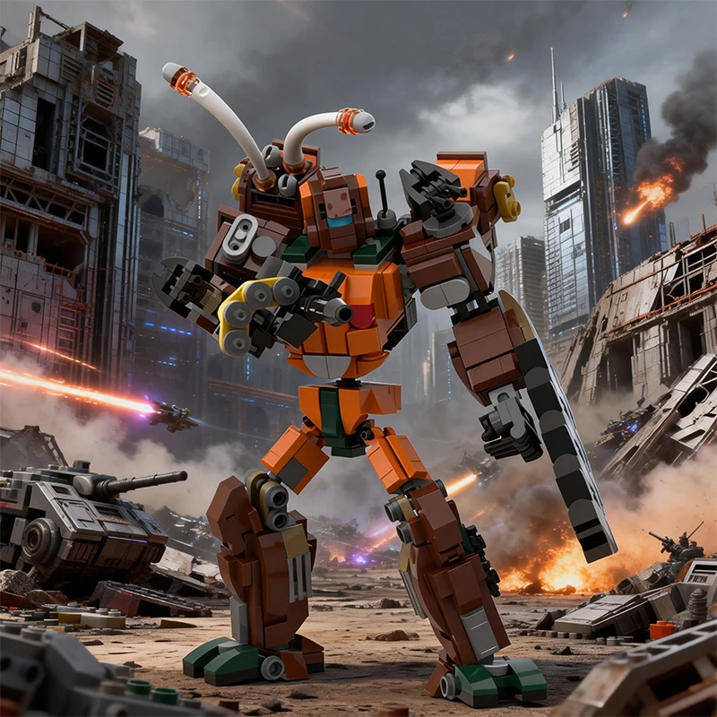 Ensemble de construction de voitures techniques 505 pièces, MOC, construction modulaire personnalisable, blocs de construction créatifs, design éducatif, bricolage simple, cadeaux de vacances