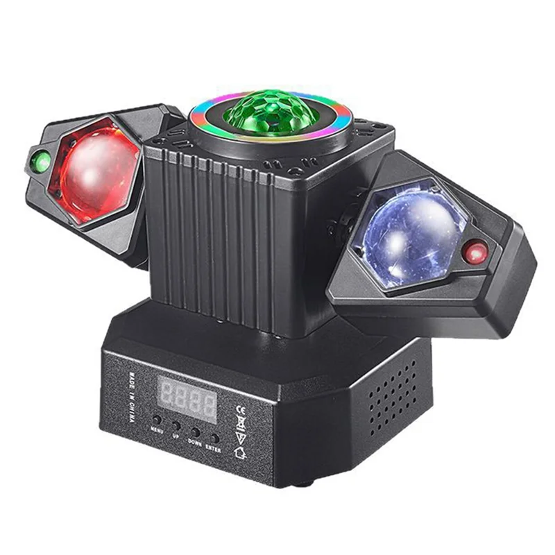 A37T-ダブルヘッドライト LED ムービングヘッドライトクラブ結婚式クリスマス EU プラグ