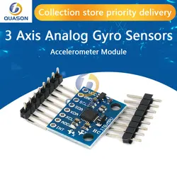 1Set IIC I2C GY-521 MPU-6050 MPU6050 3 Axis Analog Gyroscope Sensors + 3 Axis Accelerometer Module For Arduino With Pins 3-5V DC