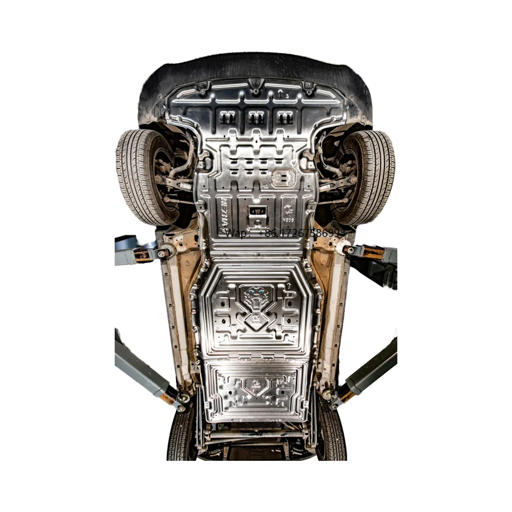 

Auto Spare Parts Junxi Aluminum 2.5mm Motor Battery Skid Plate Bottom Protection Fit for Neta V 2022 401km Original Car Holes