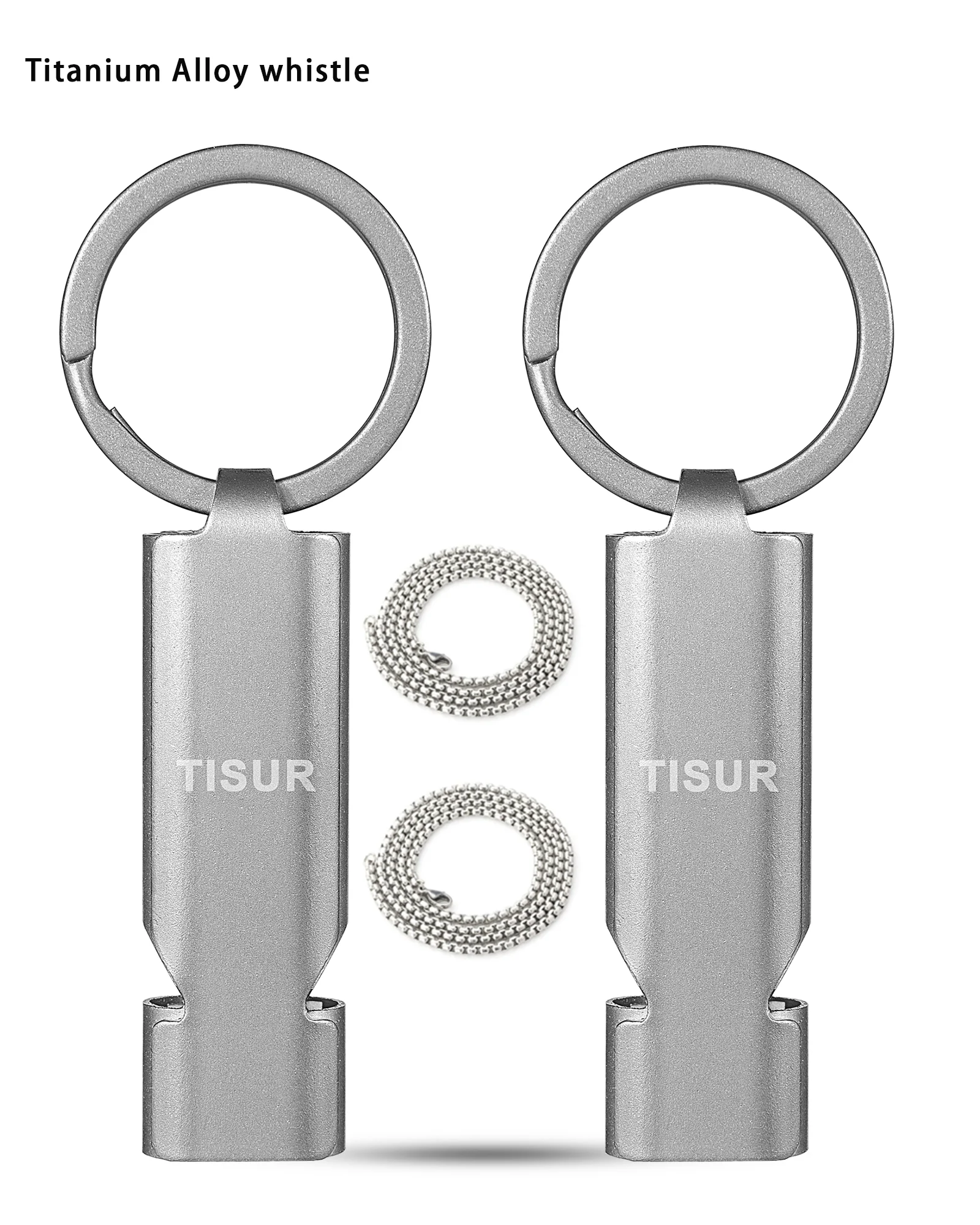 

Loud Emergency Whistles with necklace,130db+ Lifeguard Safety Whistle Keychain for Surviva Camping Hiking dog whistle