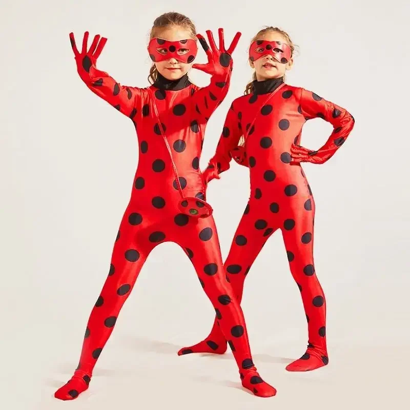 New Costume Anime Cosplay Suit New Halloween New Ladybug Jumpsuit