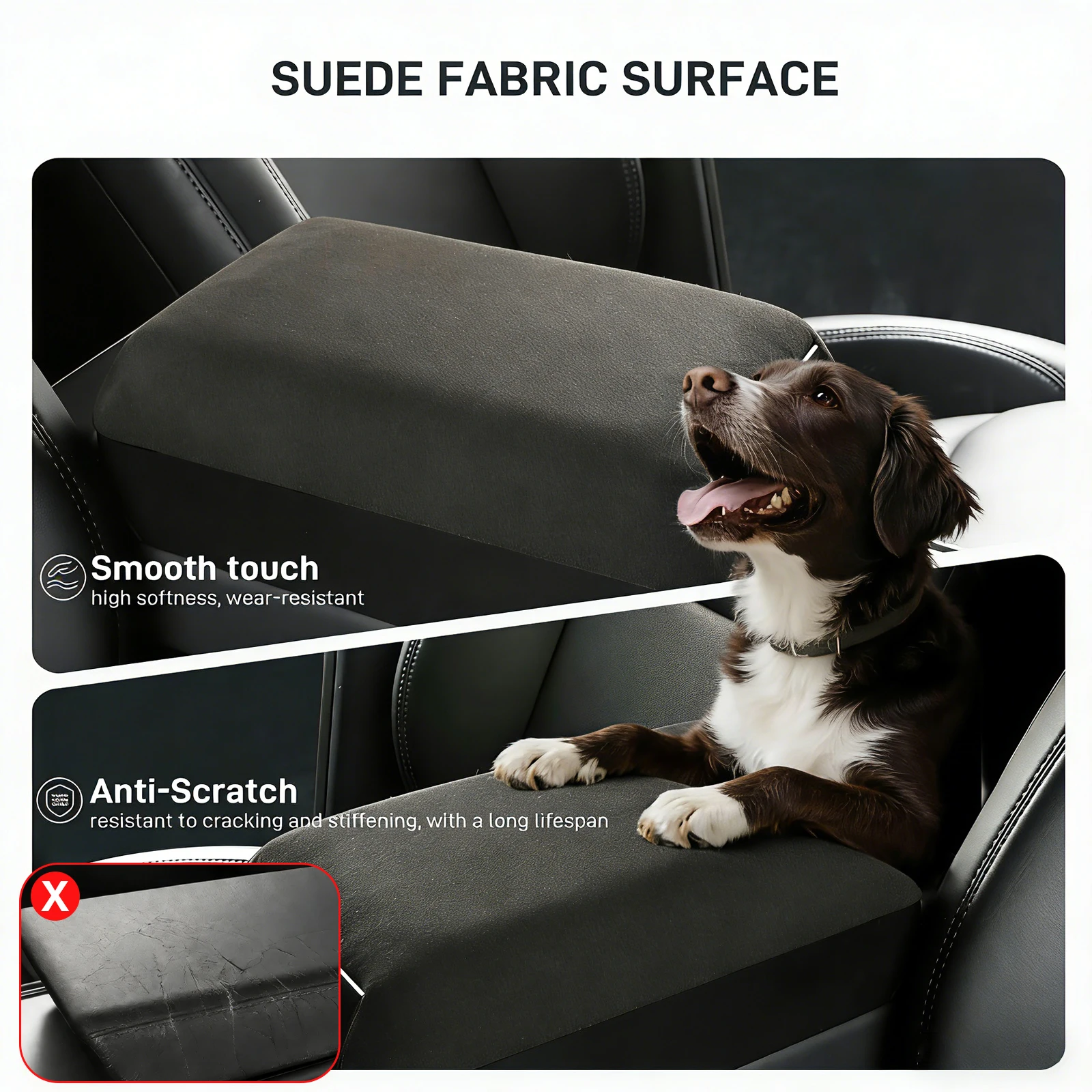 High Quality Center Console Armrest Cover Increase Height With Storage Function For Tesla Model Y Juniper 2025-2026