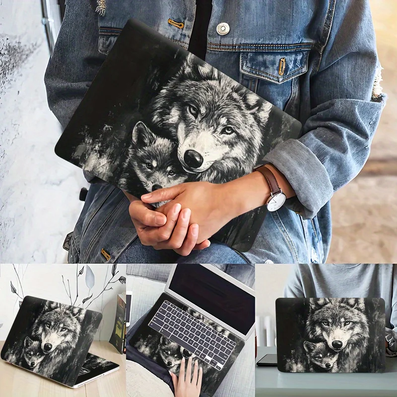 

3 Pieces, 1 Piece Spare, Brave Sticker, Themed PVC Laptop Case, High Quality DIY Cut Design, Easy to Stick and Remove, For