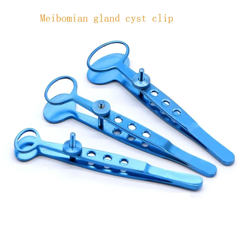 Shiqiang cyst clip ophthalmic instrument roll eyelid double eyelid meibomian gland cyst tweezers granuloma clip