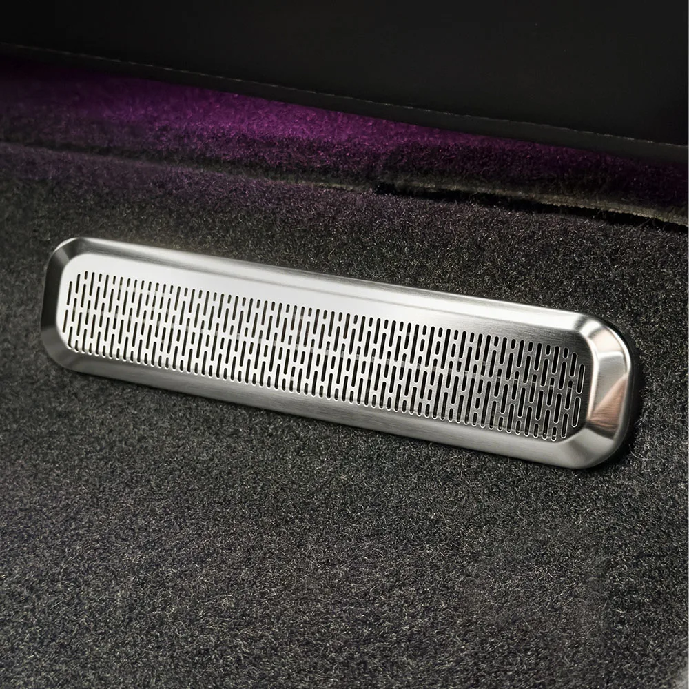

For ZEEKR 8X 2026 Underseat Ventilation Mask Automotive Modification Supplies Stainless Steel Protective Cover Anti-clogging