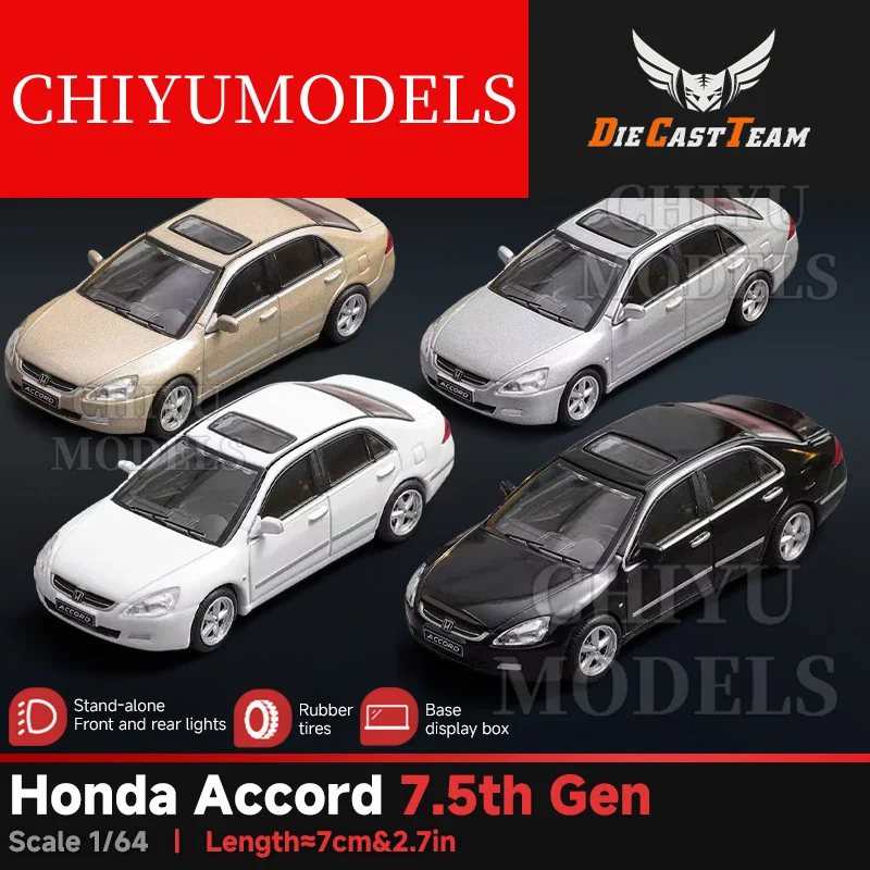 

DCT 1/64 Accord 7.5TH metal diecast cars collection models Diecast Toys For Boys
