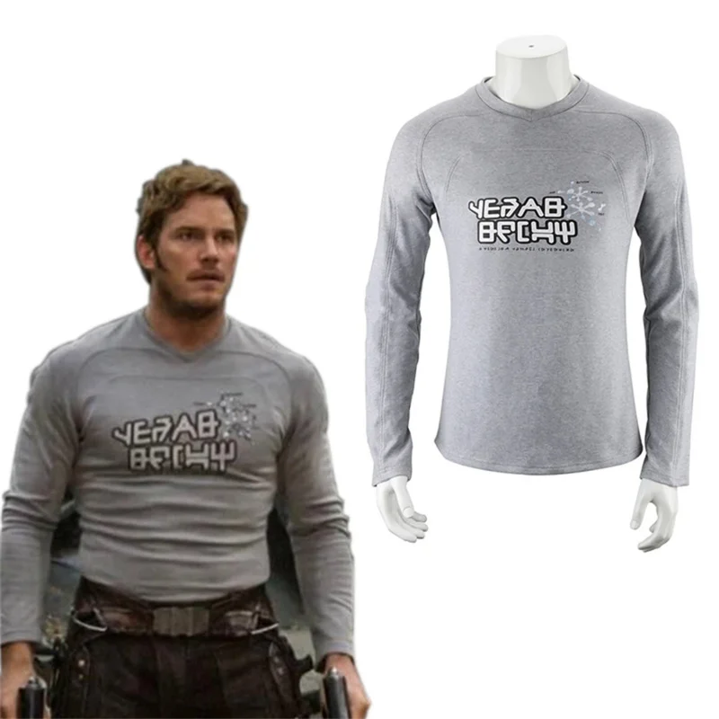 Guardians of the Galaxy 2 Starlord Uniform Shirt Peter Jason Quill Cosplay Costume for Halloween Party Suit