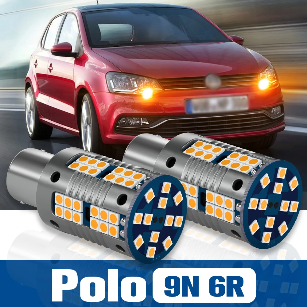 

2x LED Turn Signal Light Blub Lamp Accessories Canbus For Volkswagen VW Polo 9N 6R 2001-2017 2008 2009 2010 2011 2012 2013 2014