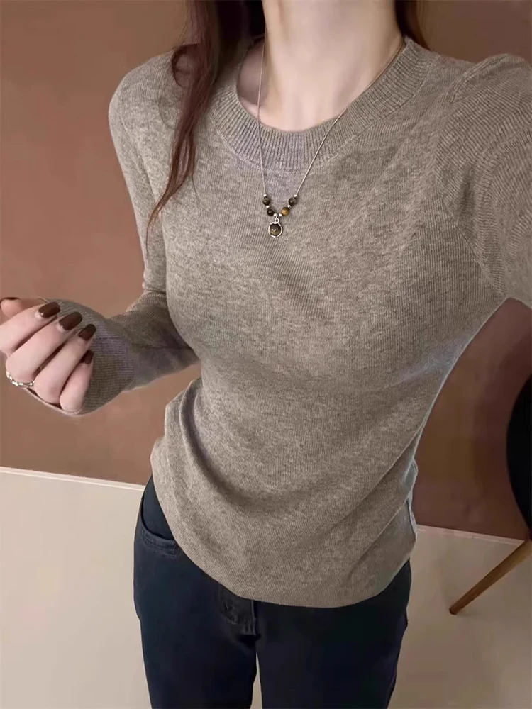 

Sweaters Jumpers Pullovers Womens For Women Jerseys Tall Woman Layered Style BF Y2K Lady OL Work Professional Business Meeting