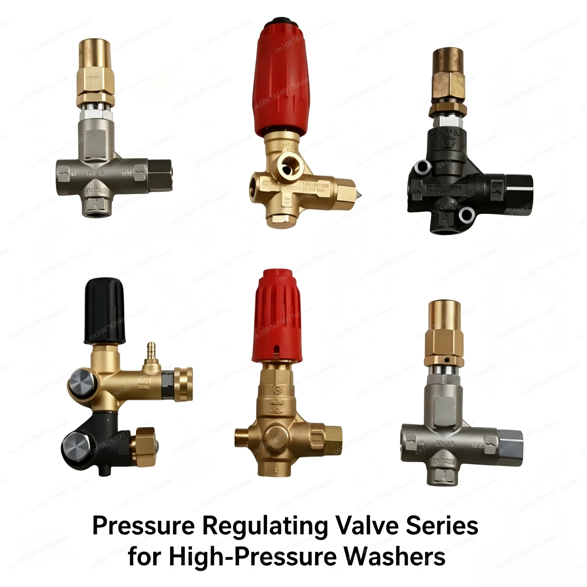 High‑Pressure Washer Pressure Regulating Relief , 500‑1000Bar Adjustable Pressure Control Spare Part for Water Pump Replacement