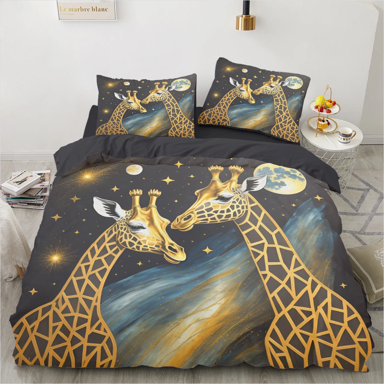 3D Printed Colorful Animals Duvet Cover Kit Polyster Pillowcase 2024 New Wholesale Noble And Comfortable Animal Series Kit