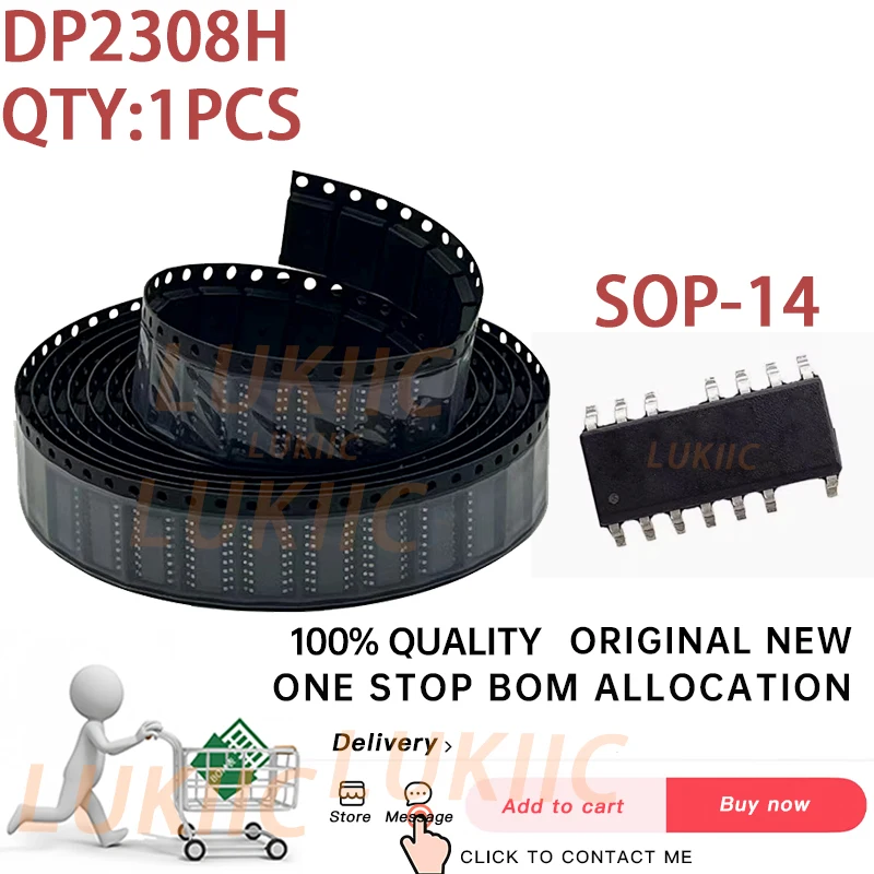 (1PCS) 100% New DP2308H IDP2308H 1DP2308H SOP-14 Chipset