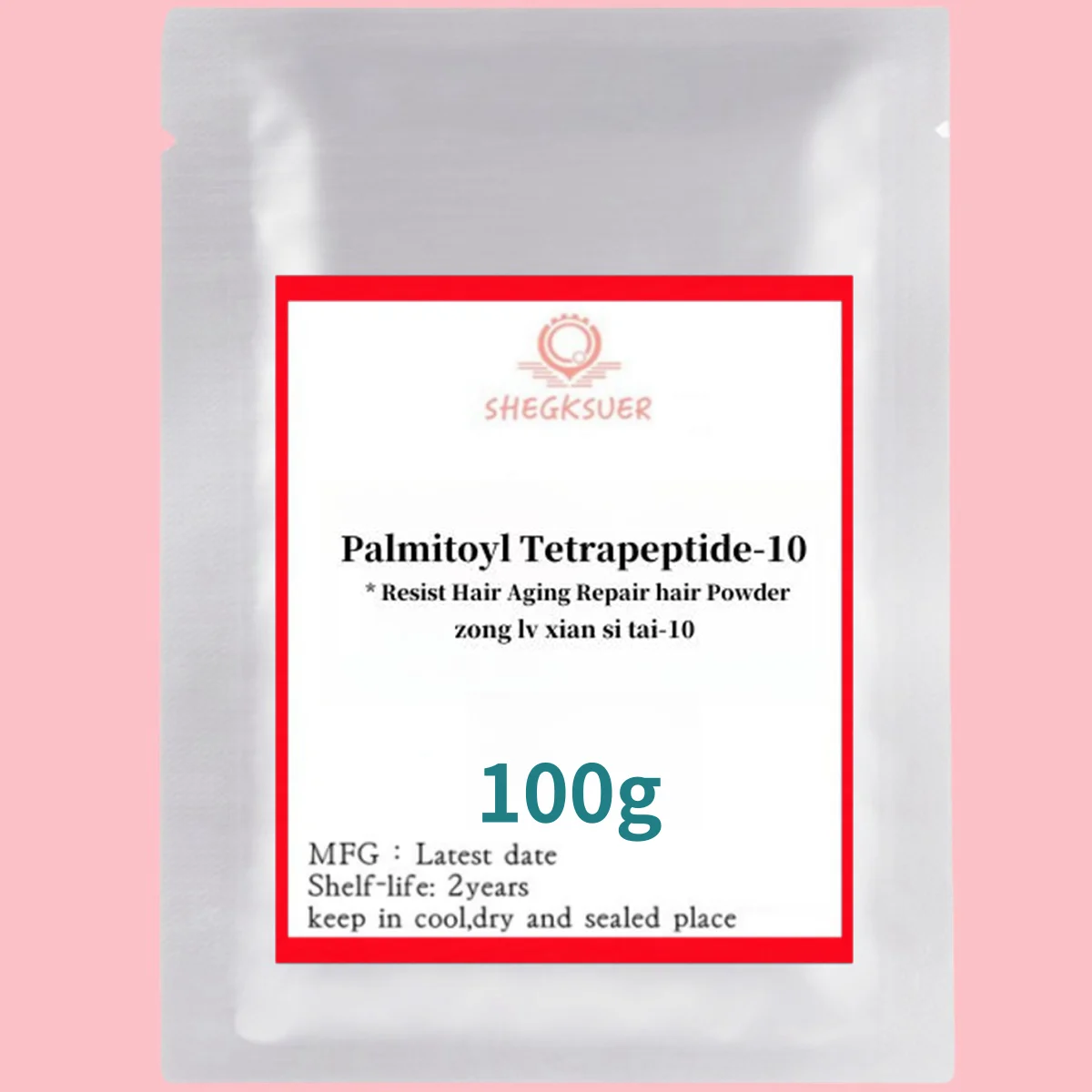 High quality 99% Palmitoyl Tetrapeptide-10 Powder CAS 887140-79-6 Resist Hair Aging Repair hair