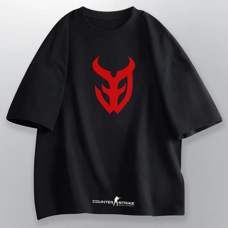 

CS2 3DMAX Graphic Print Tee Shirt Luxury Brand Style Nightshirt Vintage Tshirt Versatile Top Clothing T-shirt Men Sleepwear