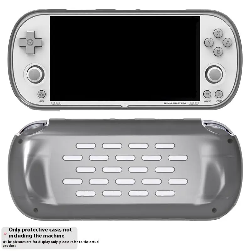 1 pçs consoles de jogos diy acessórios para trimui smart pro portátil transparente capa protetora caso jogo capa
