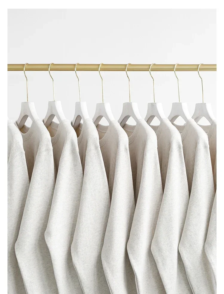 Men's and Women's Autumn and Winter Round Neck Hoodie Green Half Heart Printed Love Print High Quality Cotton Couple Top