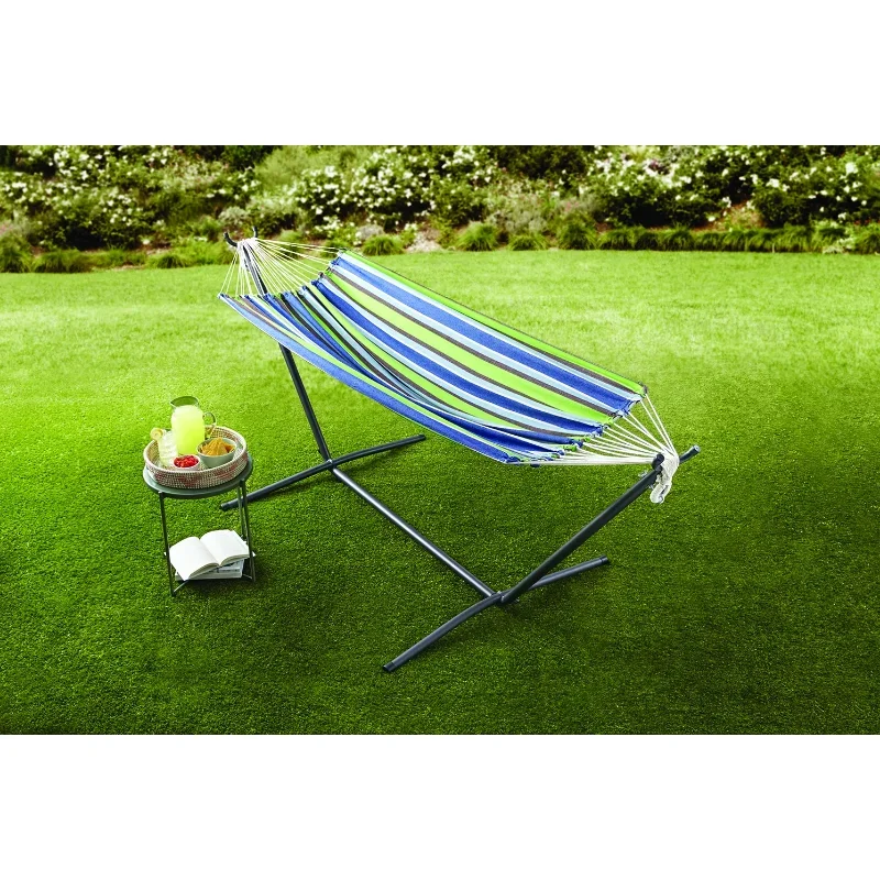 

Garden Swings Camping Sleeping Hammock Hanging Chair Outdoor Furniture Swing Metal Hammock Stand Beach Portable Hammocks