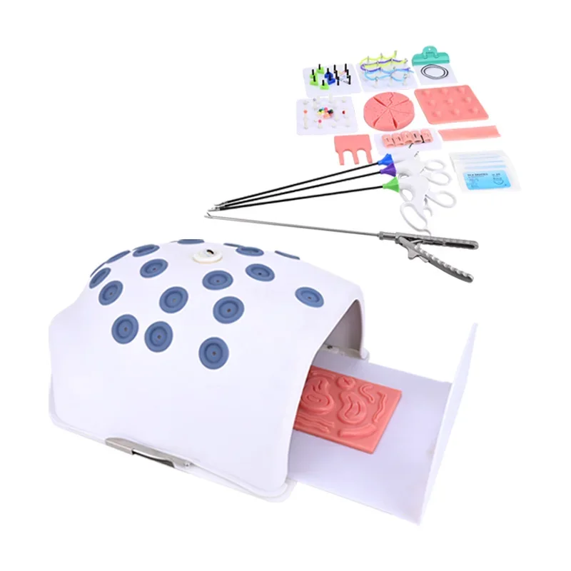 GREATLH-simulador de endoscopio laparoscópico, caja de entrenamiento, caja de entrenamiento Endo con cámara, juego de instrumentos de práctica de entrenamiento médico