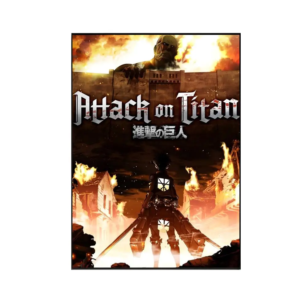 Anime Attack on Titan Poster Posterdruck Wandkunst Bilder Leinwandgemälde Wohnzimmer Schlafzimmer Heimdekoration