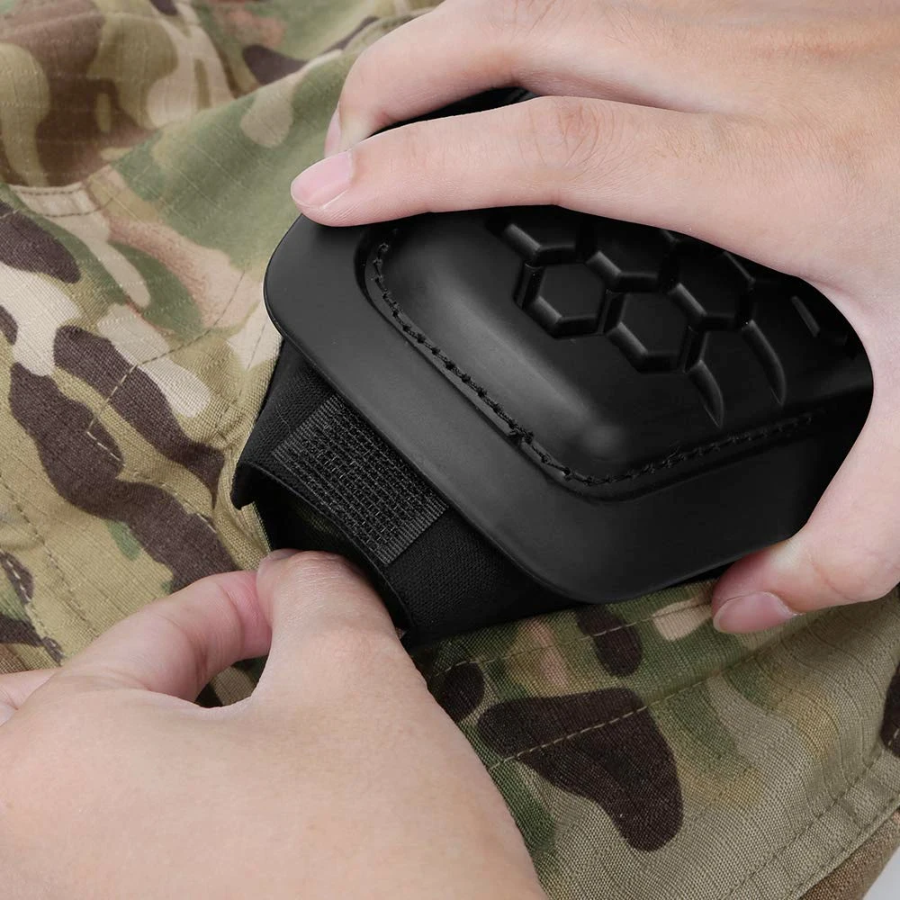 4Pcs/Set Tactical Knee Pad Elbow Pad Set Airsoft Knee Elbow Protective Pads Combat Paintball Skate Sports Safety Guard Gear