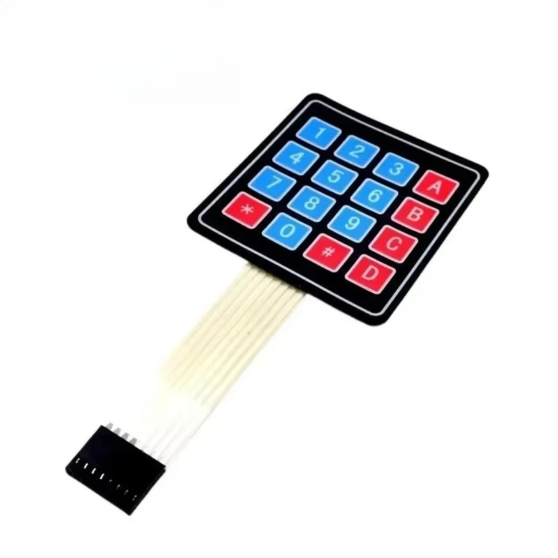 4x4 Matrix Keypad Membrane Switch Keypad Matrix Keyboard Module 16 Key Array Board Parts Set for Arduino Raspberry Pi
