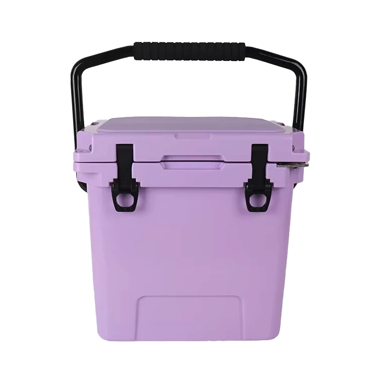 Custom Rotomold PE 17L Portable Insulated Ice Chest Cooler Box For Camping & Fishing Outdoor Use