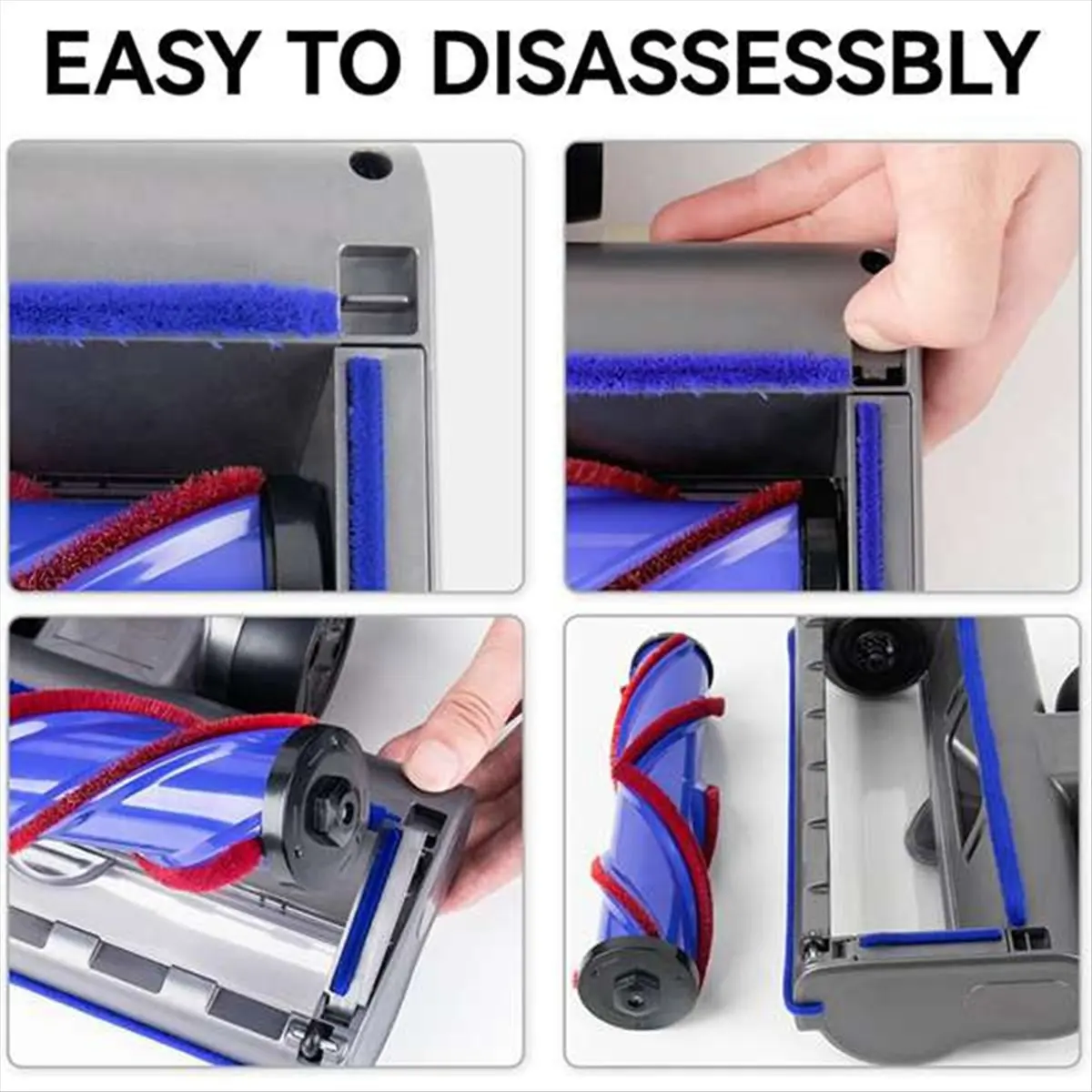 

(ABUB) Насадка с прямым приводом для пылесосов Dyson V7 V8 V10 V15 SV10 SV12 SV14, запасные части для чистки ковров и полов