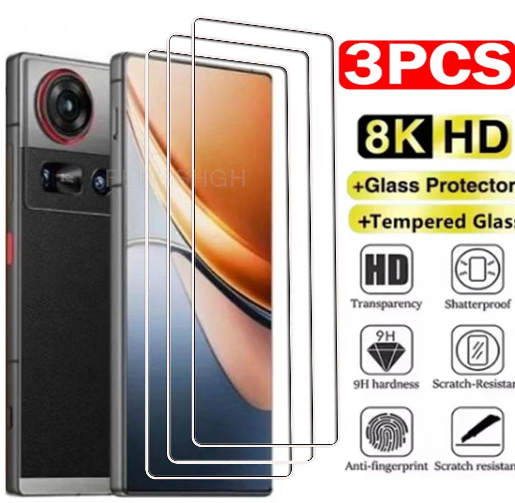 3PCS 9H HD Tempered Glass For ZTE Nubia Focus 2 Ultra S2 Lite S2R S2e S V70 V60 Music Z60 Z70 Z80 Z50 Screen Protector Film