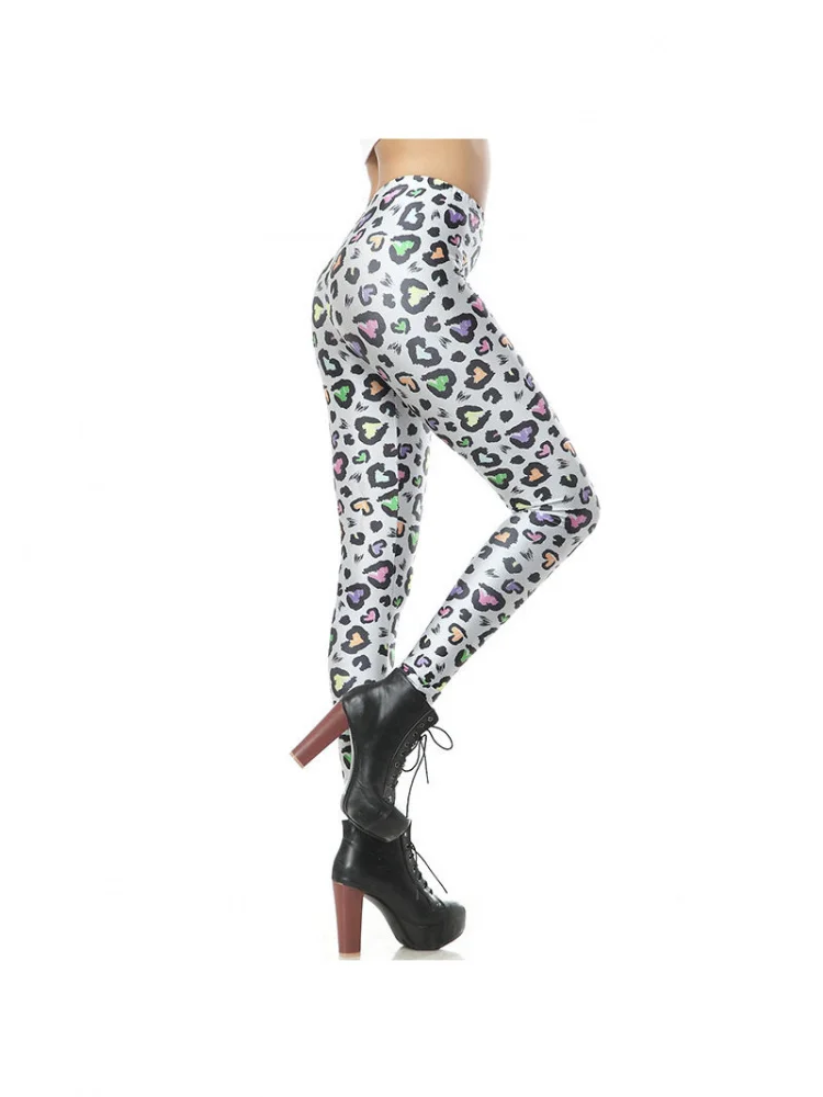 Halloween Digital Print Elastic Yoga Pants Women's High Waist Slimming Tummy Control Butt Lifting Base Layer Pants