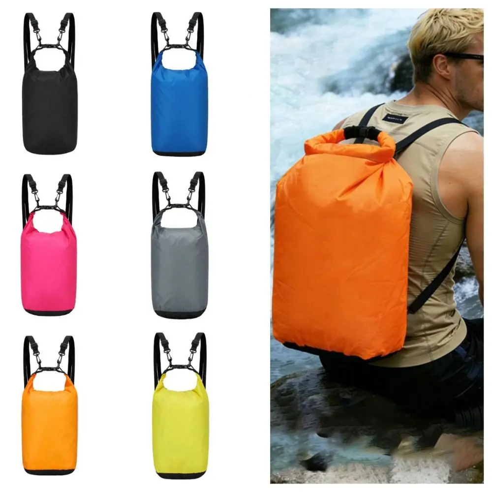 15/20 L Drifting Bag Lightweight Large-Capacity Waterproof Storage Bag Foldable Waterproof Swimming Bucket Bag Travel