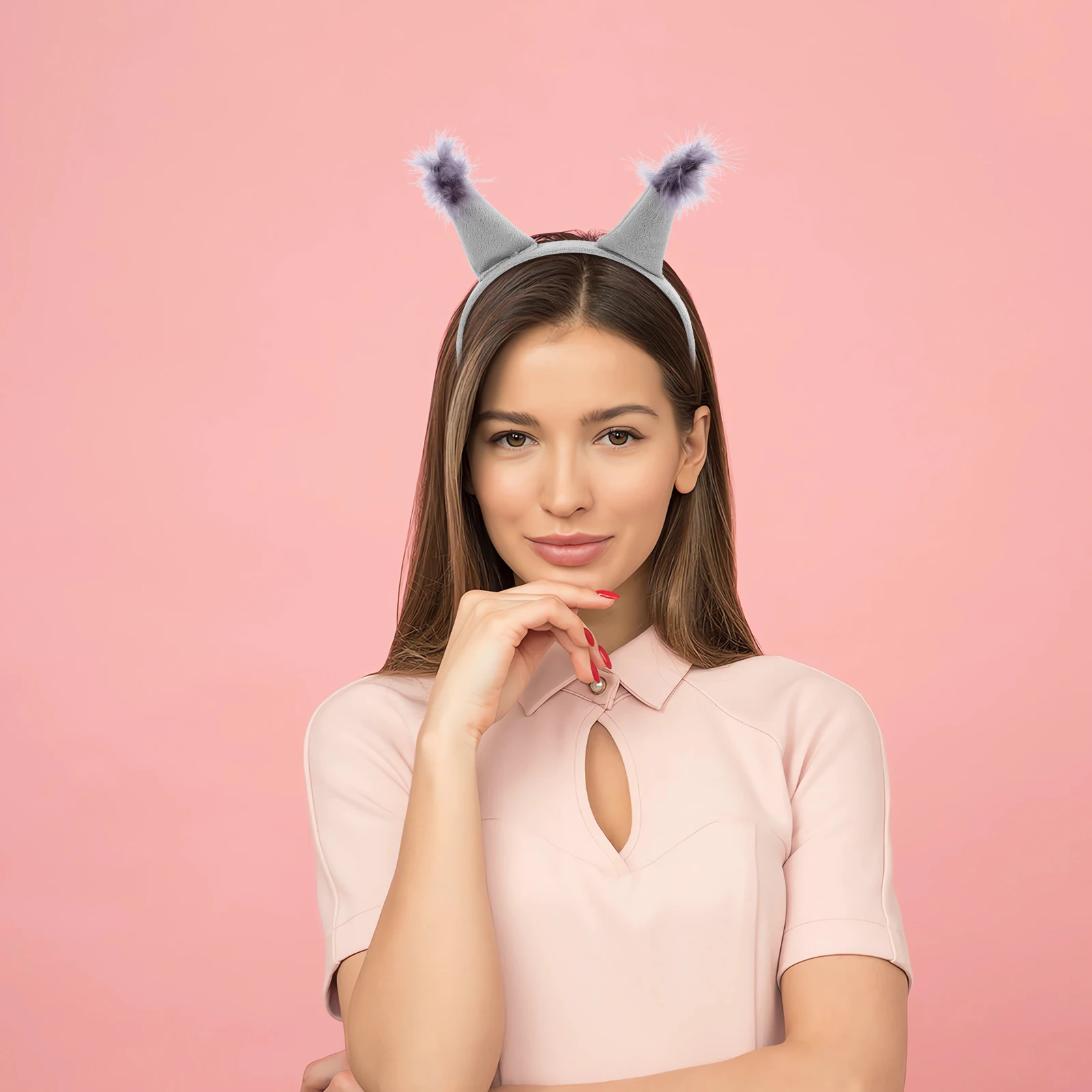 

1Set Squirrel Ear Headband Tail Set Soft Adjustable Animal Costume Cosplay Party Performance Props Animal Costume