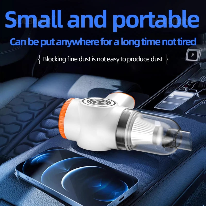 15000Pa Multipurpose Handheld Vacuum Cordless Car Vacuum Portable Rechargeable Detailing Duster Car Suction Vacuum For Home Cars view 5