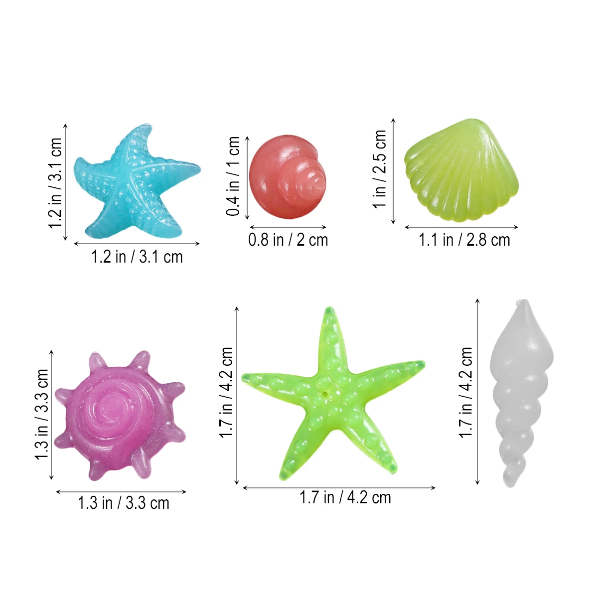 

60pcs Stones Luminous Pebbles Colorful Decoration Luminous Pebble Stone for Fish Tank Aquarium Garden Vase Plant Ornament