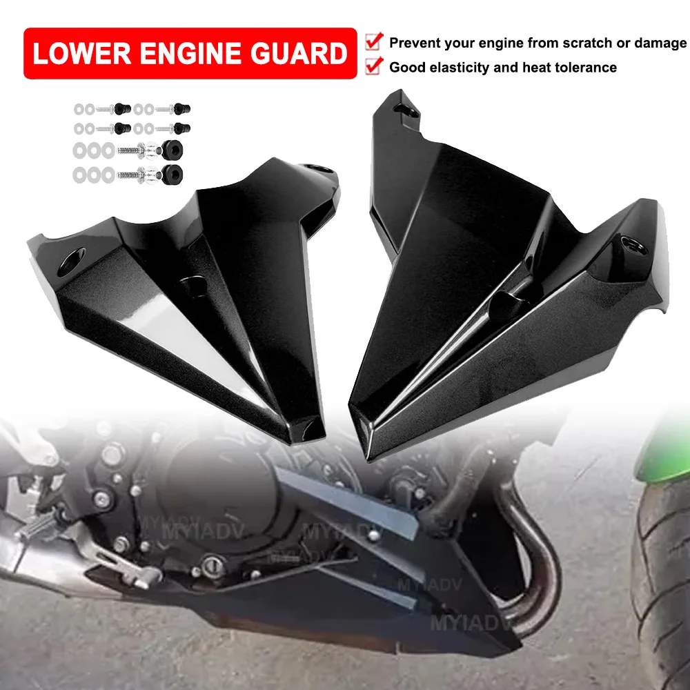

Motorcycle Belly Pan Bellypan For Kawasaki Z400 Z 400 2018-2024 Z500 2024-2025 Lower Engine Spoiler Fairing Frame Panel Cover