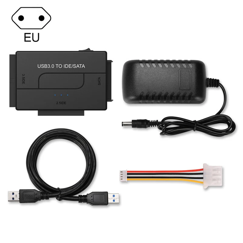 Usb Adapter Supports Simple Plug And Play Ide Easy Drive Led 12v Ide  Adapter Computer Accessories Usb Adapter Usb To Sata/ide