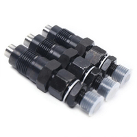 XCWoOshop 3pc Fuel Injector 16032-53902 Compatible with Kubota Excavator Loader Mower Tractor Engine B1700 B21 B2100 BX2200 BX22