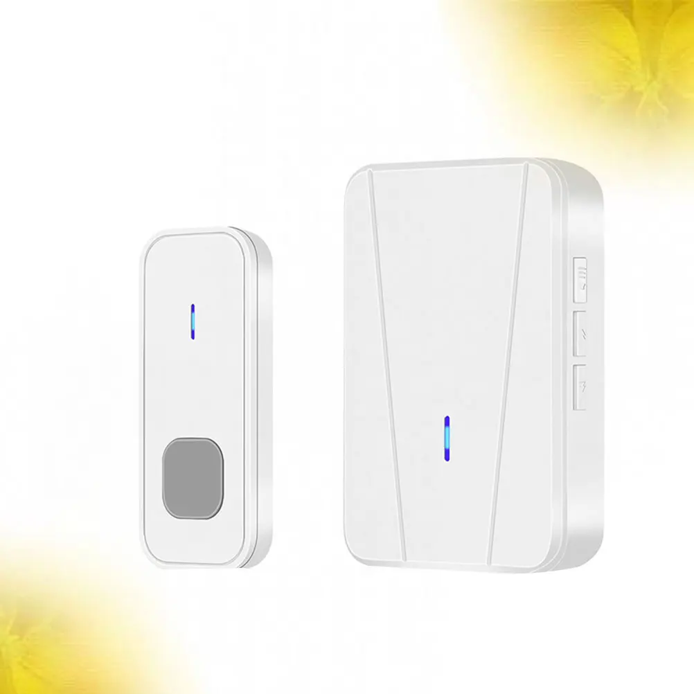 

Wireless Music Doorbell 55 Tune Songs Smart Anti Theft Device With 300m Range Volume Control No Wiring Required White