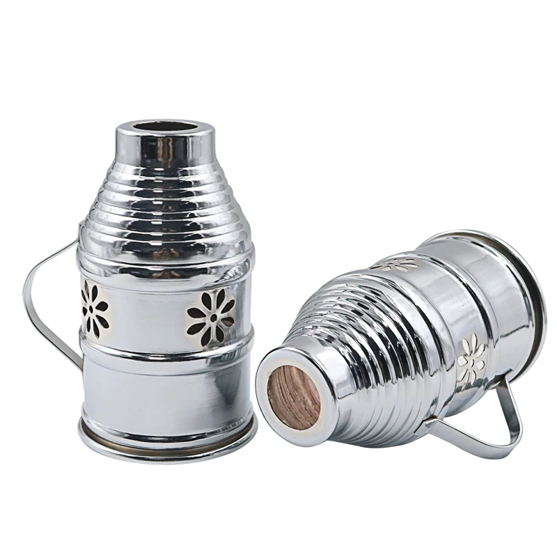 

SY Silver Hookah Metal Cover Head Windproof Integration Windshield Hookah Narguile Shisha Smoking Accessories