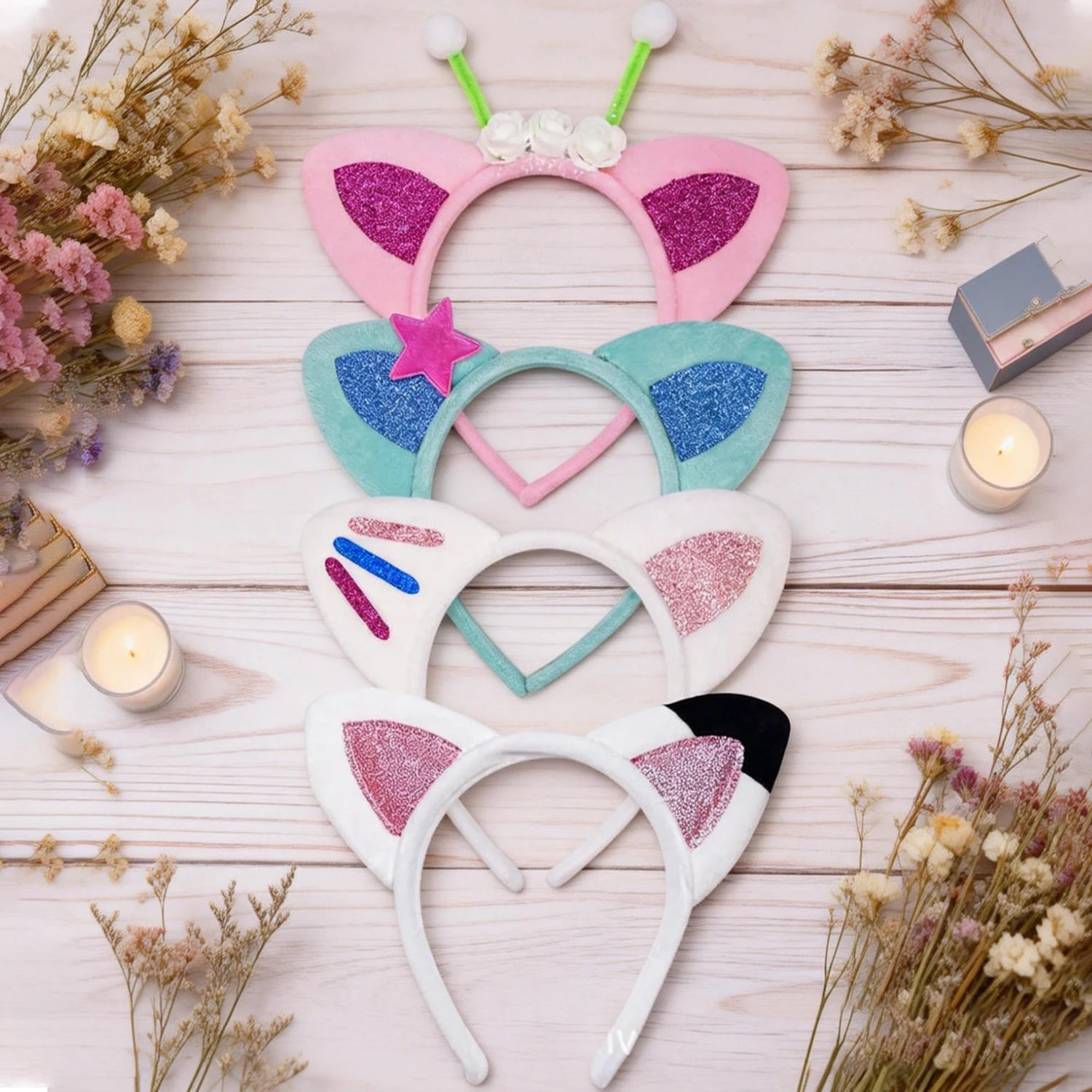 Gabby Dollhouse Girls Headbands Kida Cartoon Kawaii Ornament Anime Fashion Headwear Creative New Party Cosplay Accessories Gift