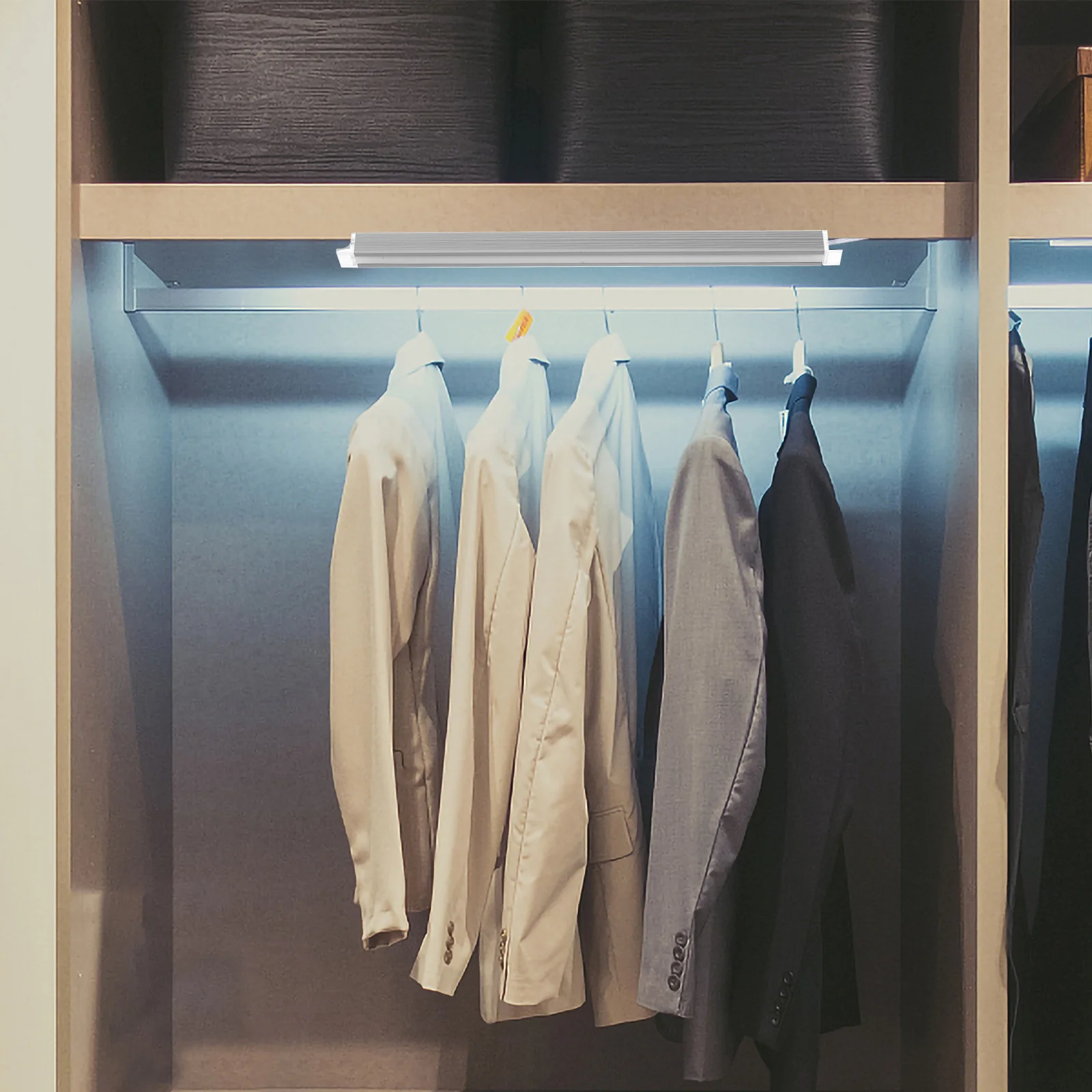 

2 Pcs under Cabinet Lighting Warm Counter Lights for Kitchen Unit Furniture Strip Cabinets